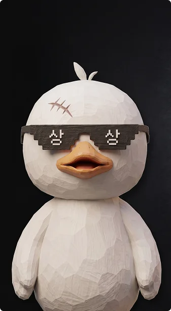 상상오리 마스코트 덕구